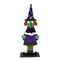 High-Hat Witch Halloween Wooden Desktop Ornaments Creative Decor for Home Indoor