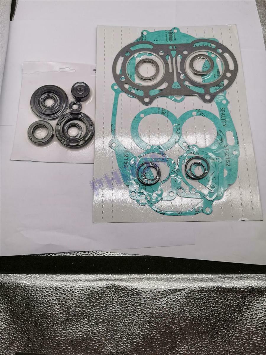 Gasket Top + Bottom Kit w/ Oil Seals Kit For Yamaha Banshee 350 YFZ350 1987-2006