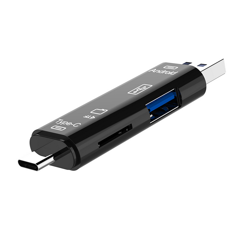 USB Memory Card Reader TYPE C to USB Micro SD SDHC TF OTG Adapter For Android