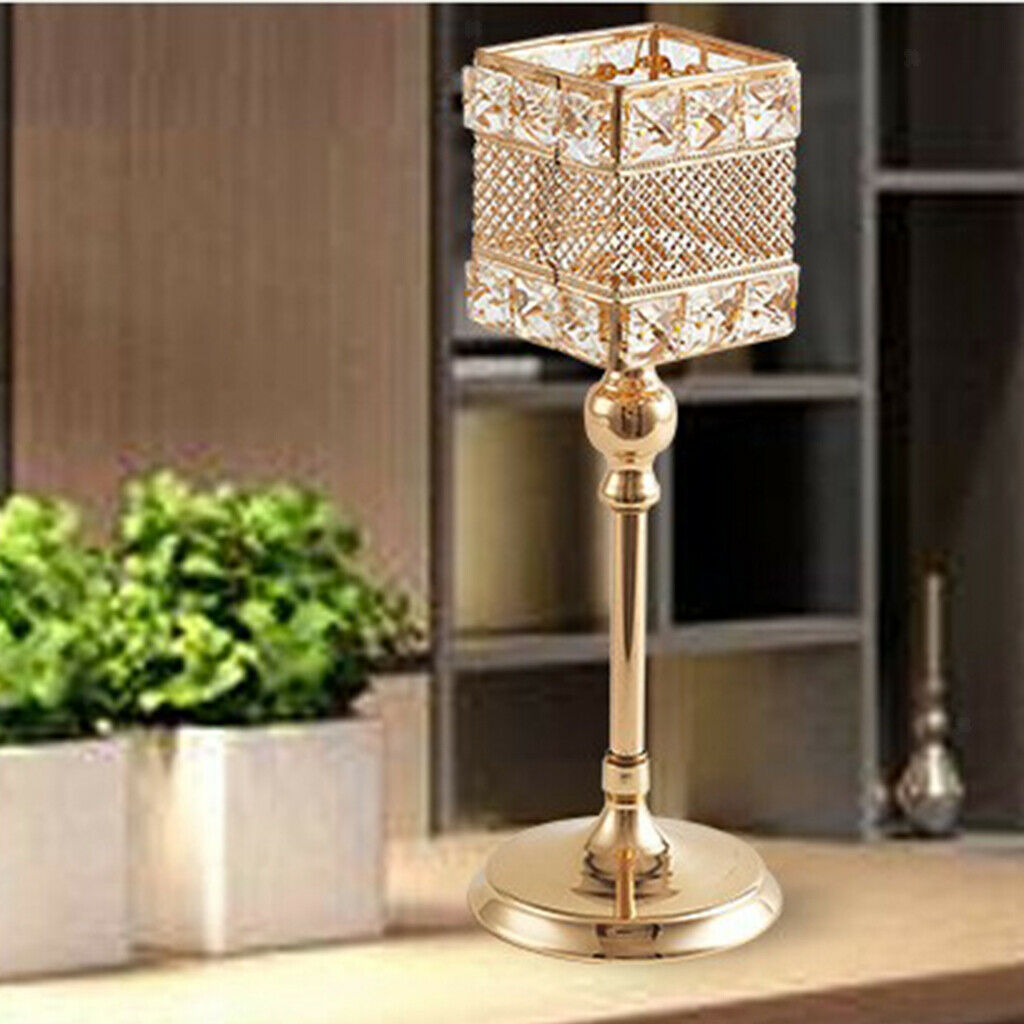 Metal Europe Candle Holder Home Decor Tabletop Decorative Candlestick 33.5cm