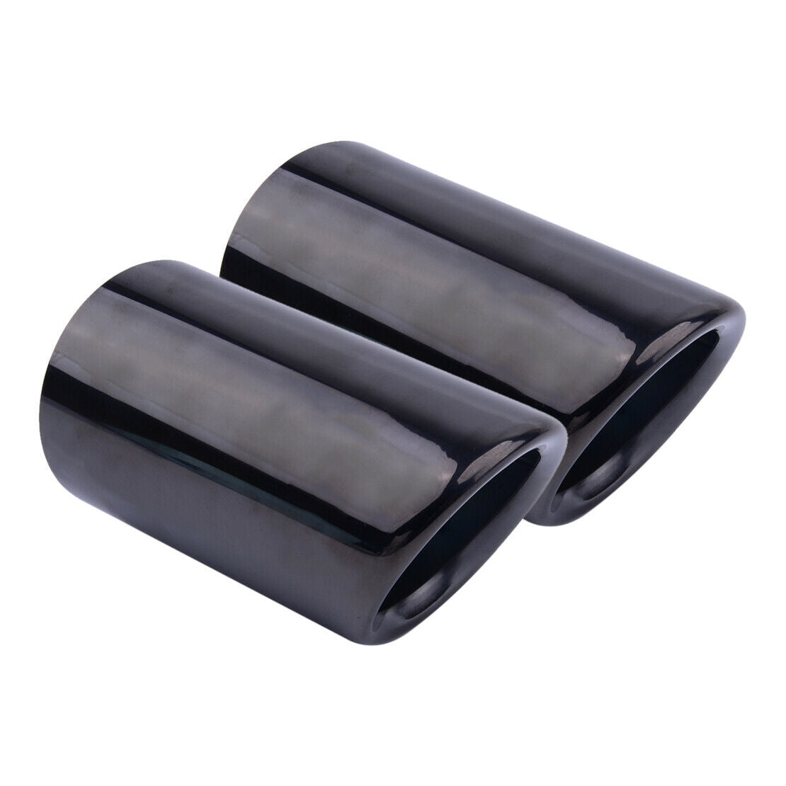 Titanium Black Muffler Exhaust Tail Pipe Tip Fit For BMW E90 E92 325i 328i 07-10