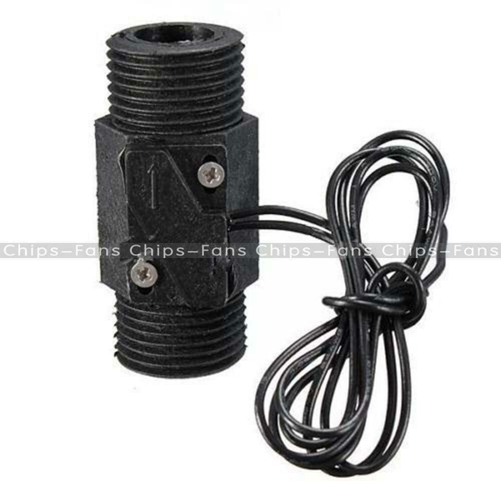 AC 220V 3A 22mm Plastic Vertical Horizontal Magnetic Water Flow Switch Sensor L