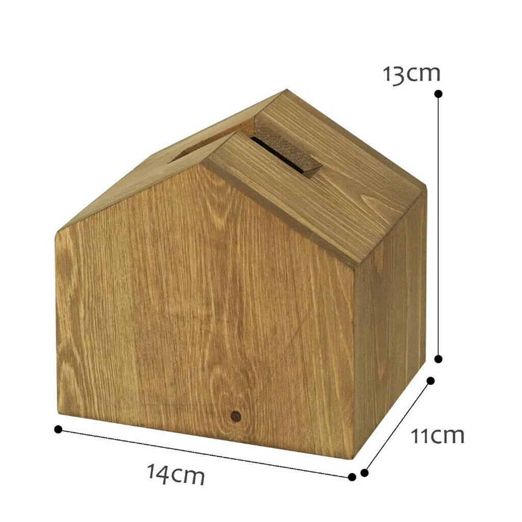 Wooden Tissue Box Cover Home Car Office Paper Napkin Holder Case Coffee
