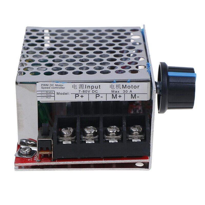 DC 7-70V 30A PWM HHO RC Brush Motor Speed Controller Governor DimmerY1
