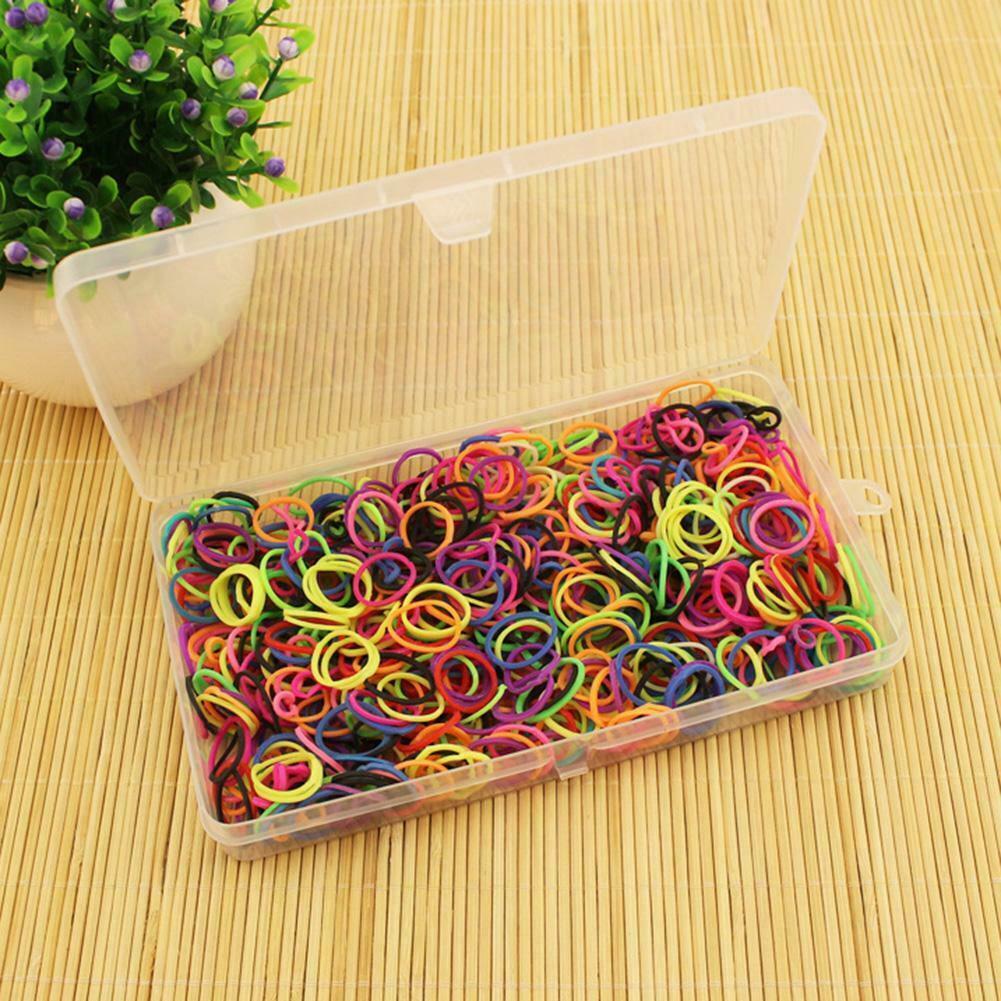 Transparent Plastic Storage Box Square Jewelry Parts Multi Functional Case @