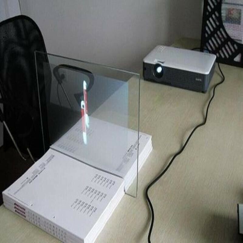 Clear Self Adhesive Holographic Rear Projection Screen Material Vinyl film