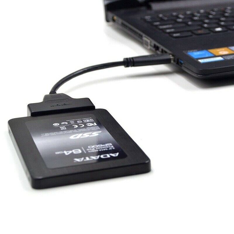 USB 3.0 to SATA Adapter Cable for 2.5 inch SSD/D Drives - SATA to USB 3.0 ExteO4