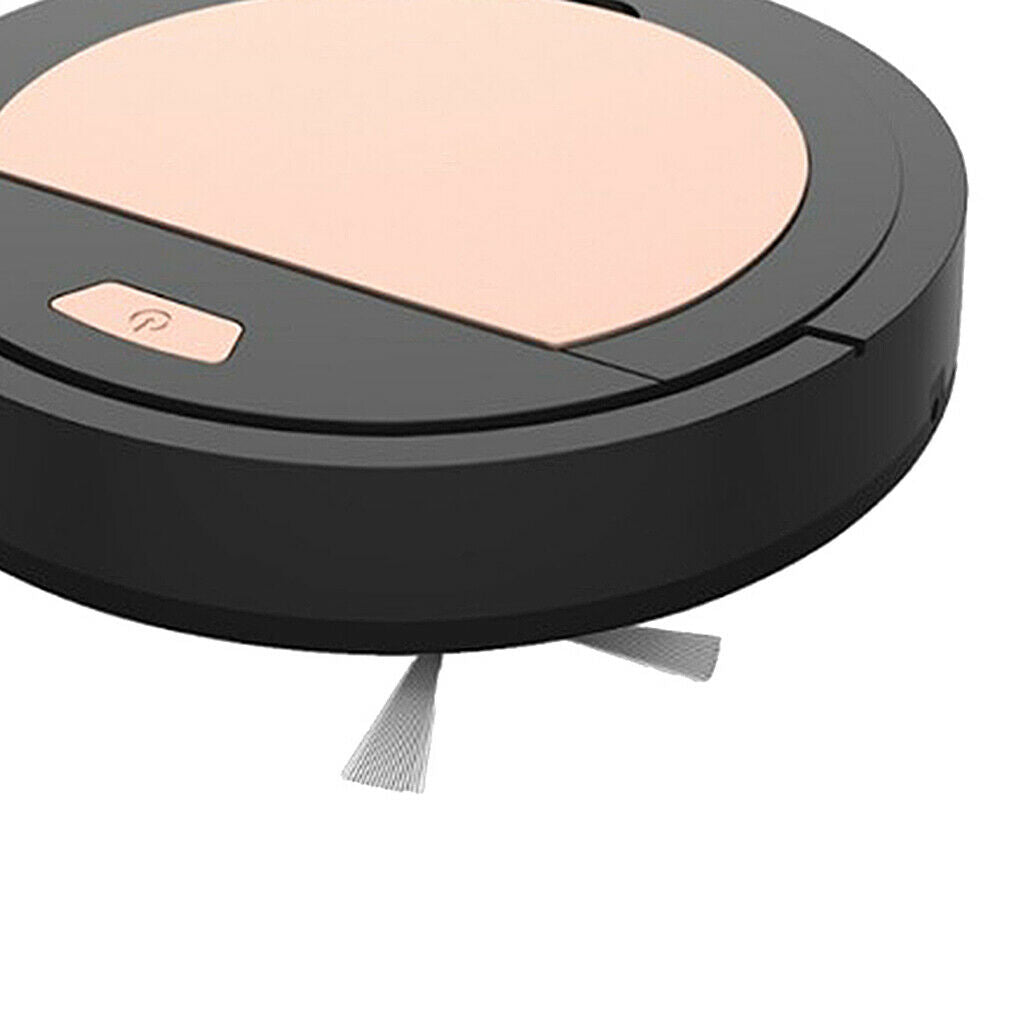 Robot Vacuum Cleaner 3.7V 3W Auto Sweeper for Hard Floors Carpets 1800Pa Black