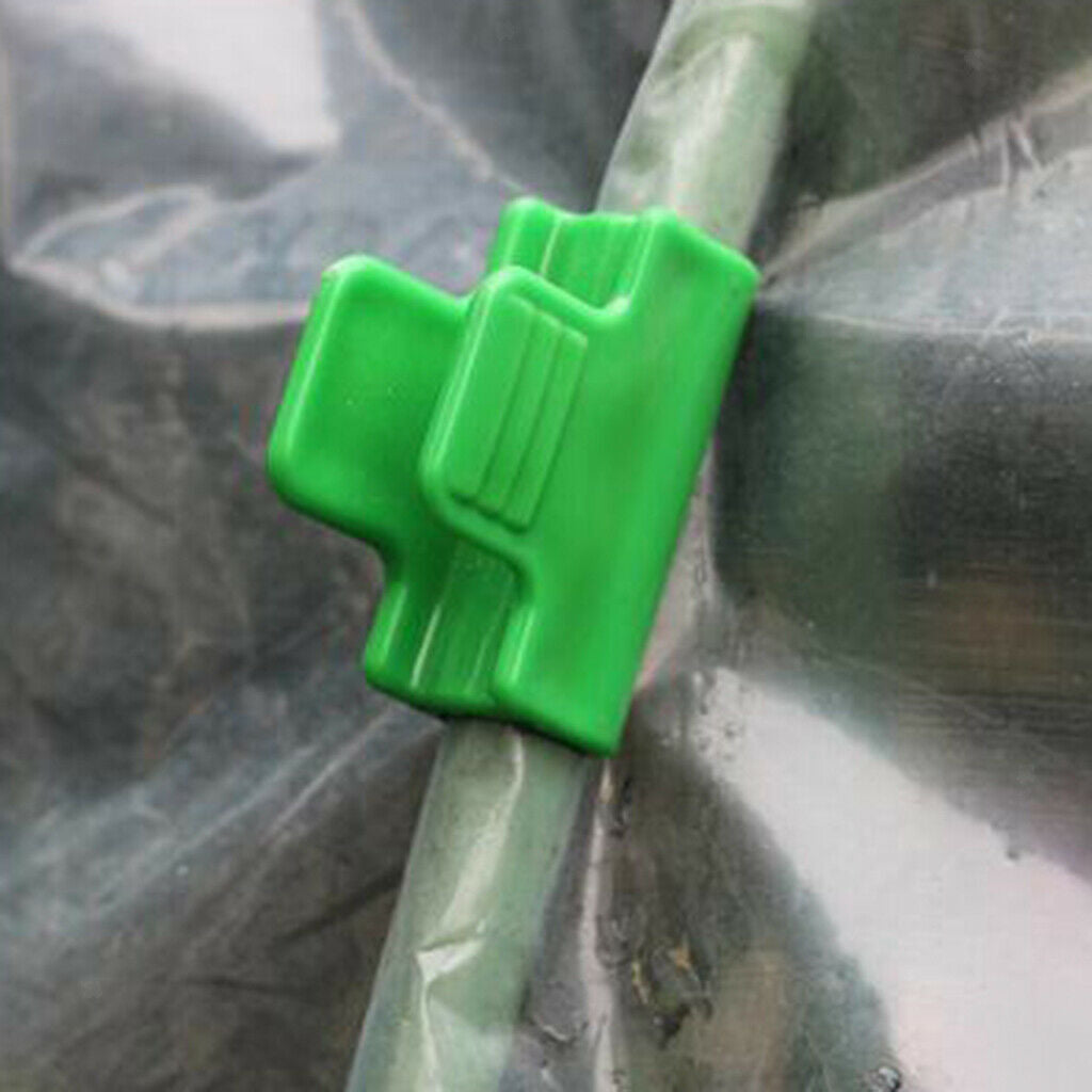40pcs Durable Plastic Fixed Clips Greenhouse Film Clamps Plant Cover Clips