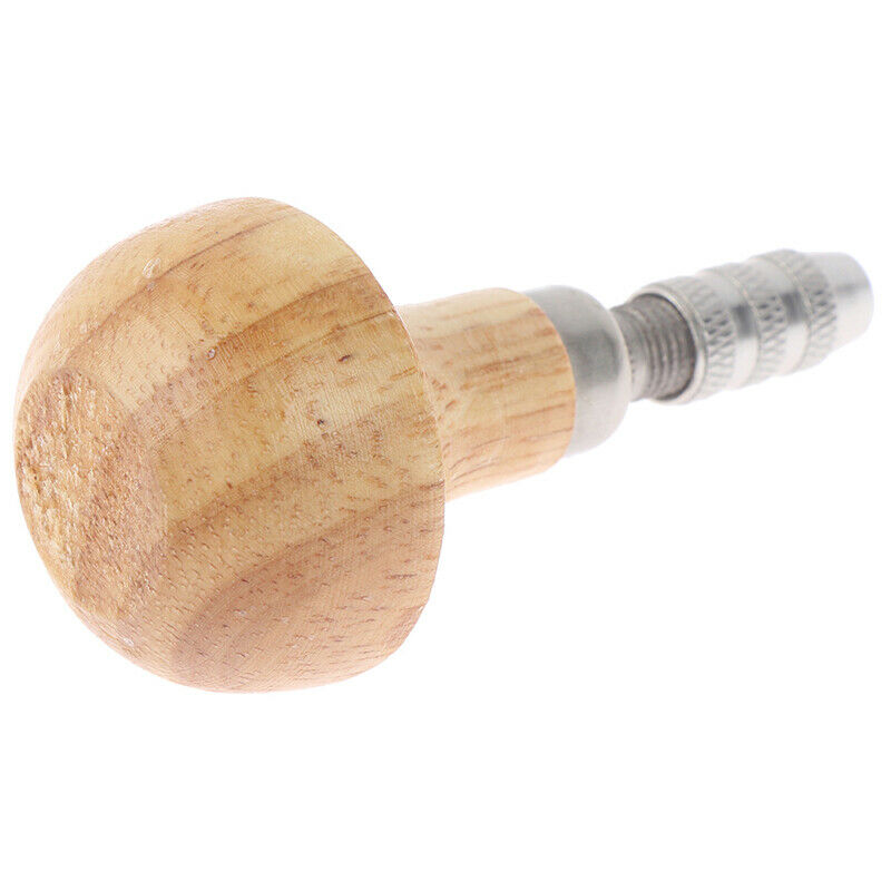 Jewelers Pin Vise Vice Wooden Handle Twisting Wire Wrapping Drill K.l8