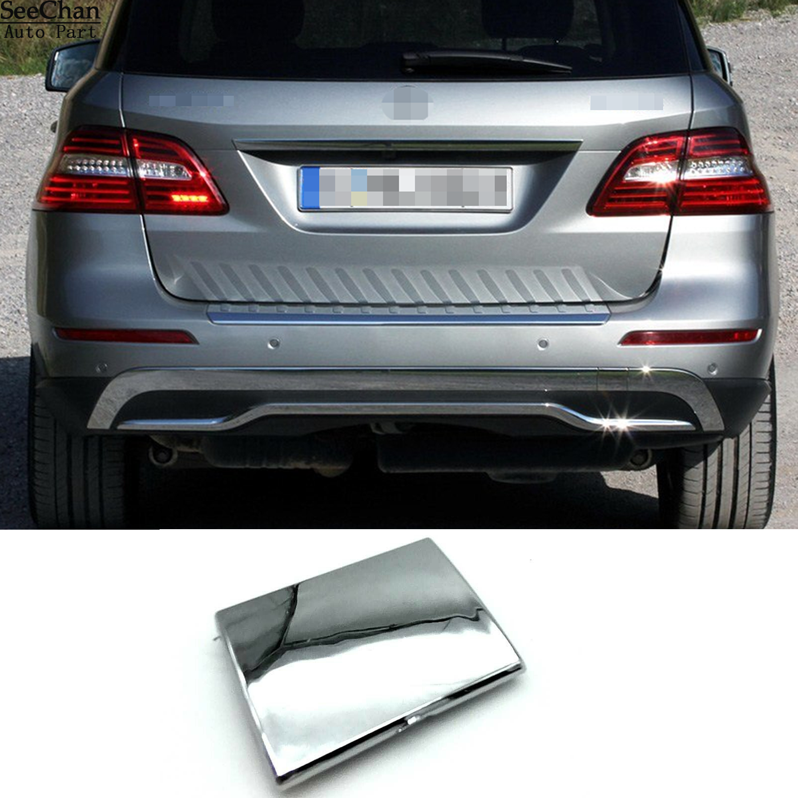 Fit For 12-15 MERCEDES BENZ ML CLASS ML350 REAR BUMPER TOW TOWING EYE COVER CAP