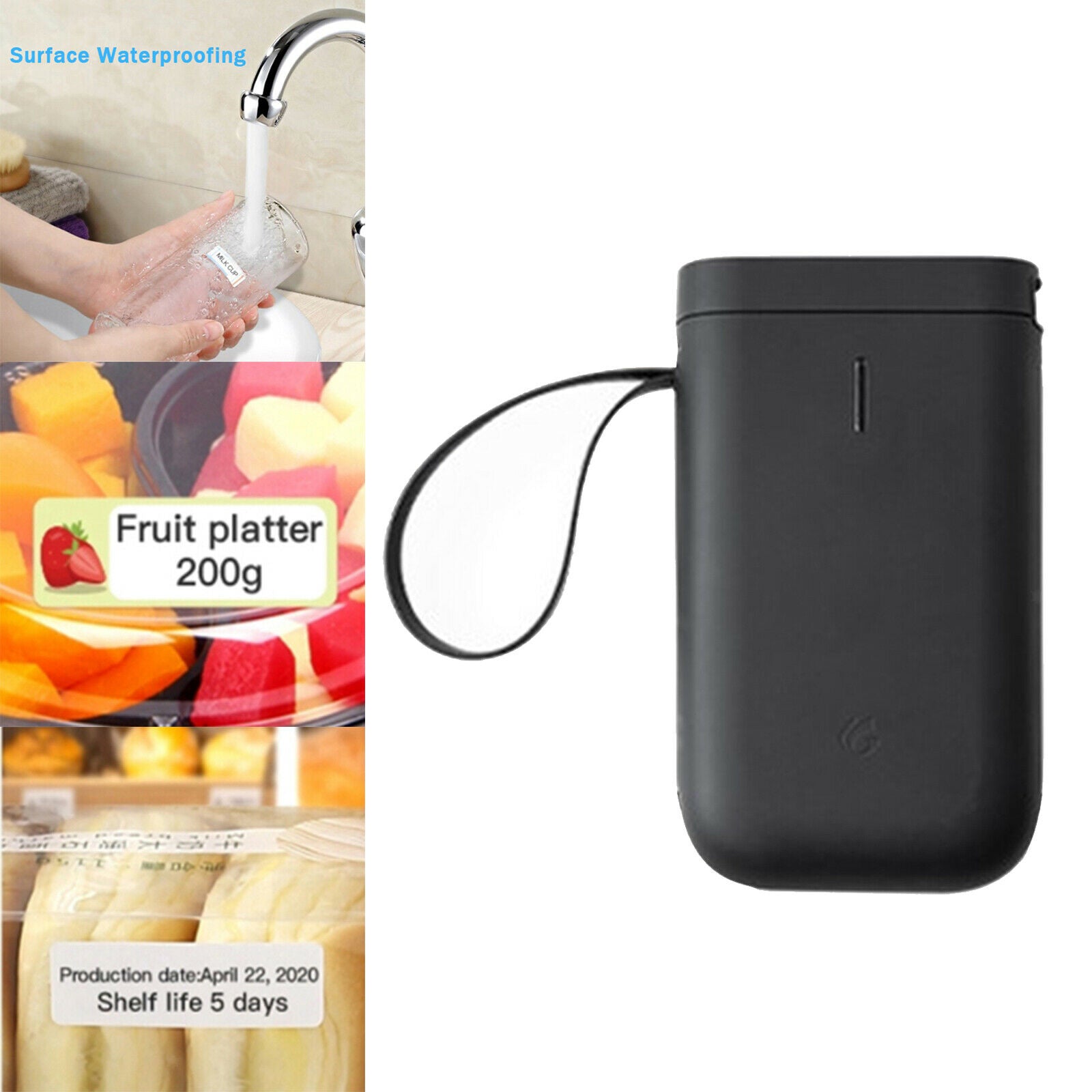 Mini Bluetooth Label Printer Thermal Label Printer Printer for Home Store