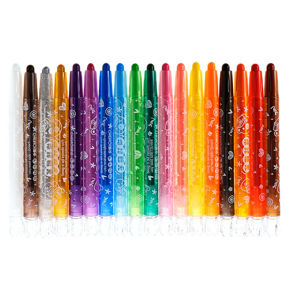 18 colors crayon crayon pastel pencil for handicraft drawing of the