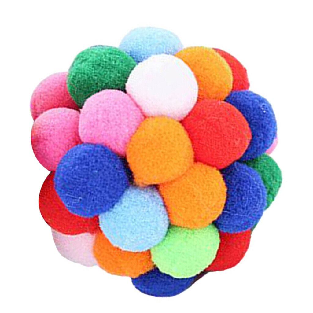 Funny Cat Ball Toys Eco-friendly Pet Catch Play Chaser for Cats & Dogs L
