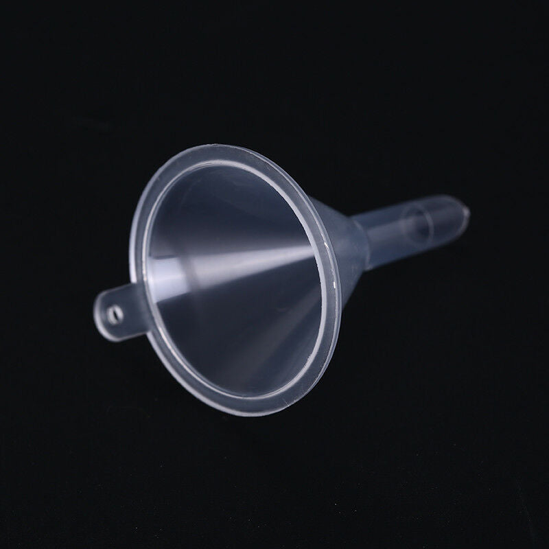 12pcs clear plastic funnels for empty bottle filling perfumes essential oi.l8