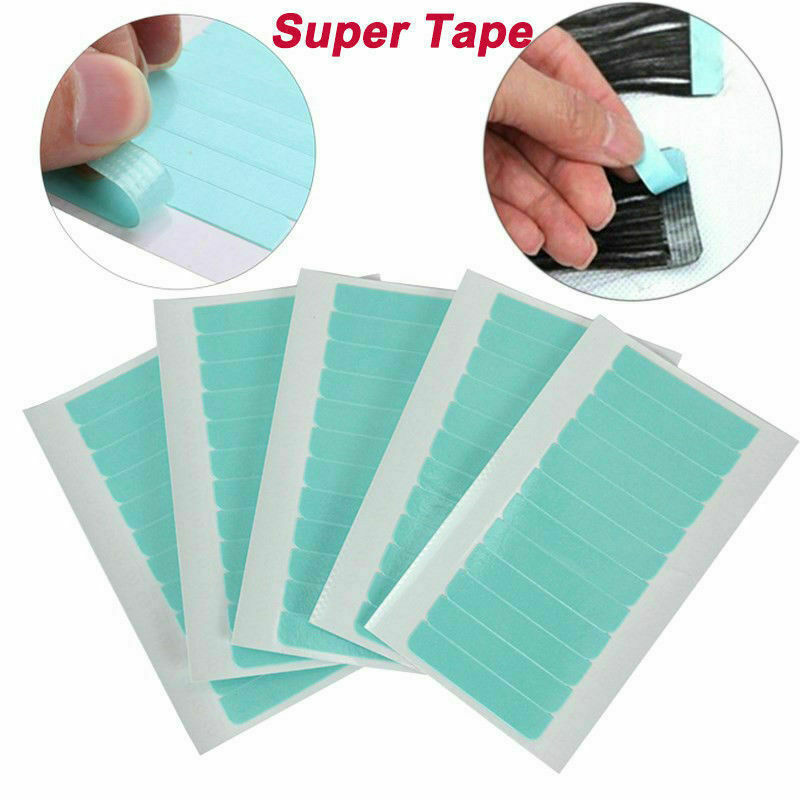 60 Tabs Double Sided Adhesive Super Tape for Skin Weft Wig Hair Extension ,