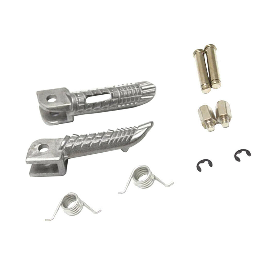 2PCS Aluminum Front & Rear Foot Pegs for Suzuki GSXR 600/750/1000 2001-2014