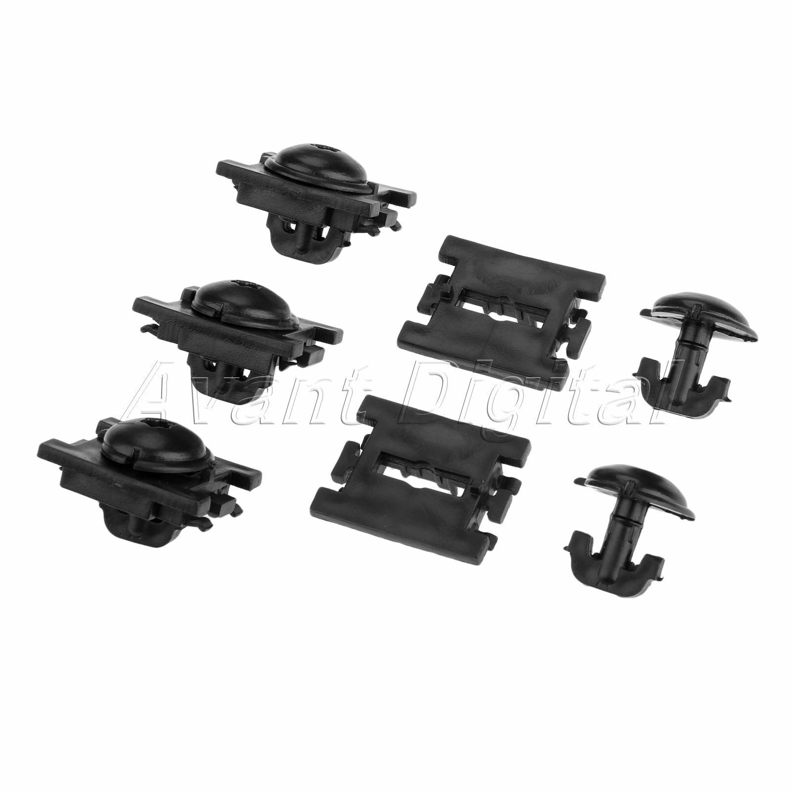 20PC Auto Mudguard Lining Nylon Fasteners Car Fender Fixing Clips Clamps Set