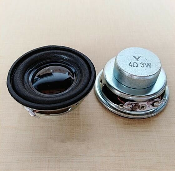 2pcs 1.5"inch 40mm full-range speaker 4Ω 3W Round loudspeaker HiFi audio parts