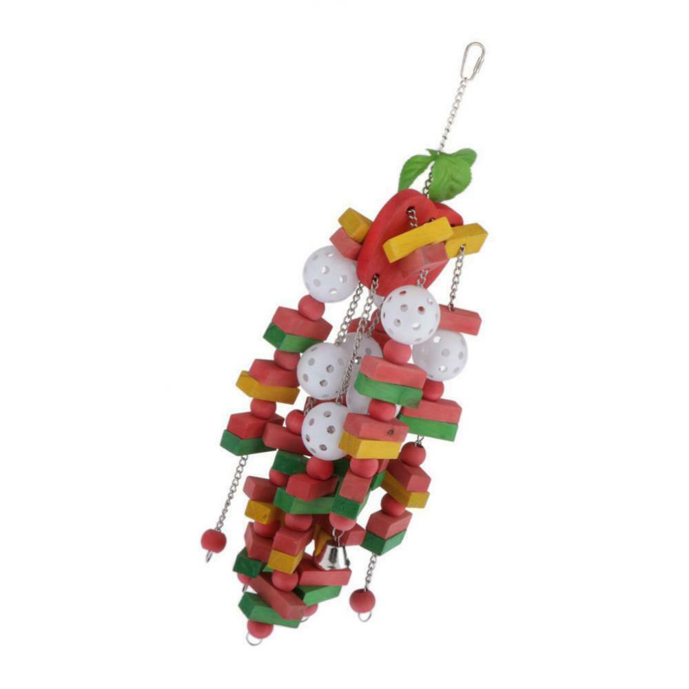 Birds Chew Parrot Birds Swing Blocks Toys For Small Medium Large Birds