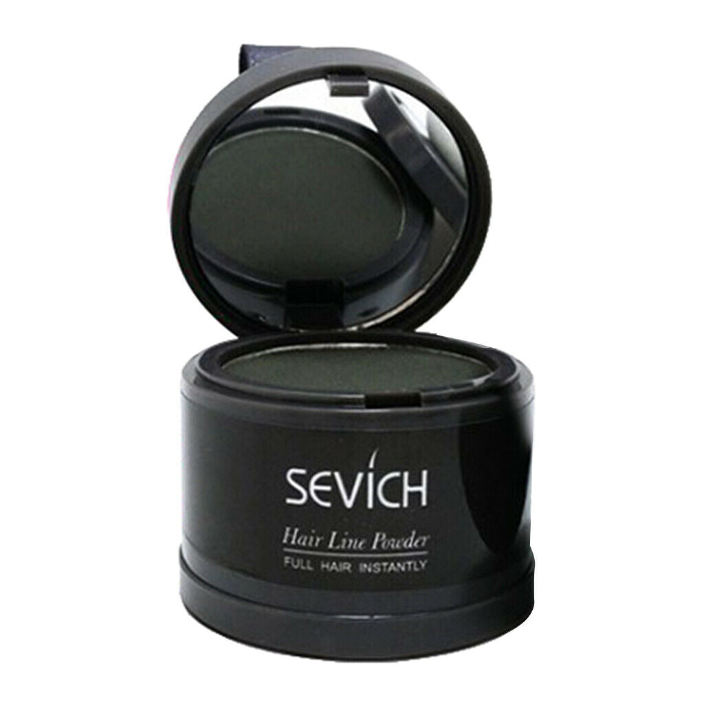 Hairline Modified Shadow Powder with Mirror Hair Line Roots Cover Black