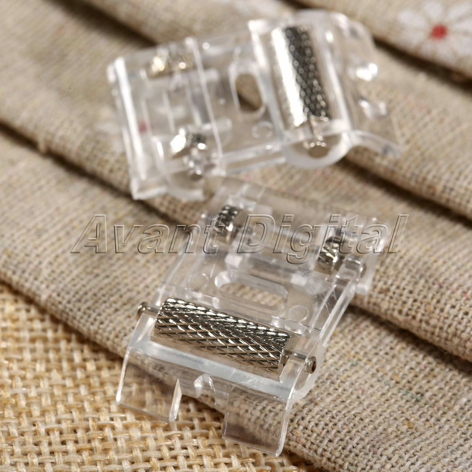 Sewing Machine Presser Foot For Brother Janome Singer Leather Low Shank Roller