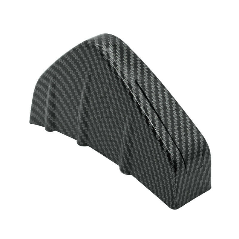 4pc Car Rear Bumper Lip Diffuser Shark Fins Splitter Carbon Fiber for Universal