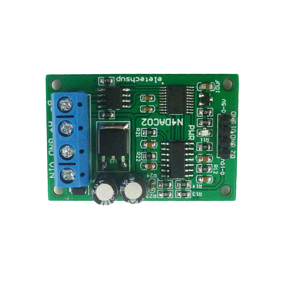 2 Channel PWM DAC RS485 Voltage Analog Converter Module DC12-25V N4DAC