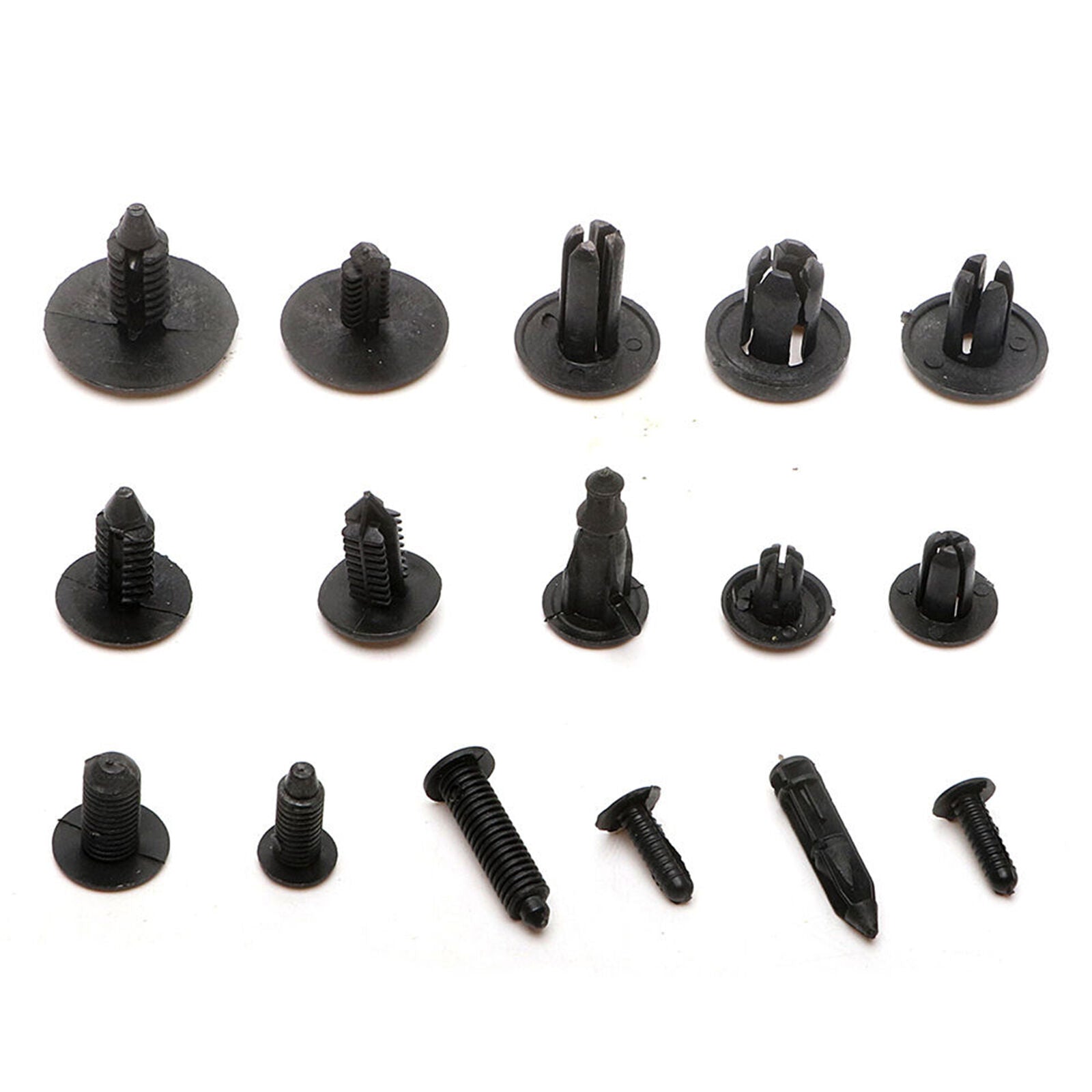 200pcs Various Car Plastic Rivet Auto Fasteners Push Pin Bumper Fender Panel Hot