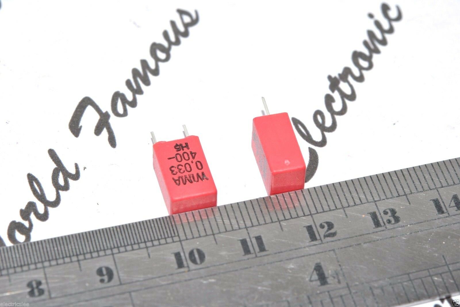 10pcs - WIMA MKP2 0.033uF (33nF) 630V 5% pitch:5mm Capacitor MKP2G023301H00JSSD