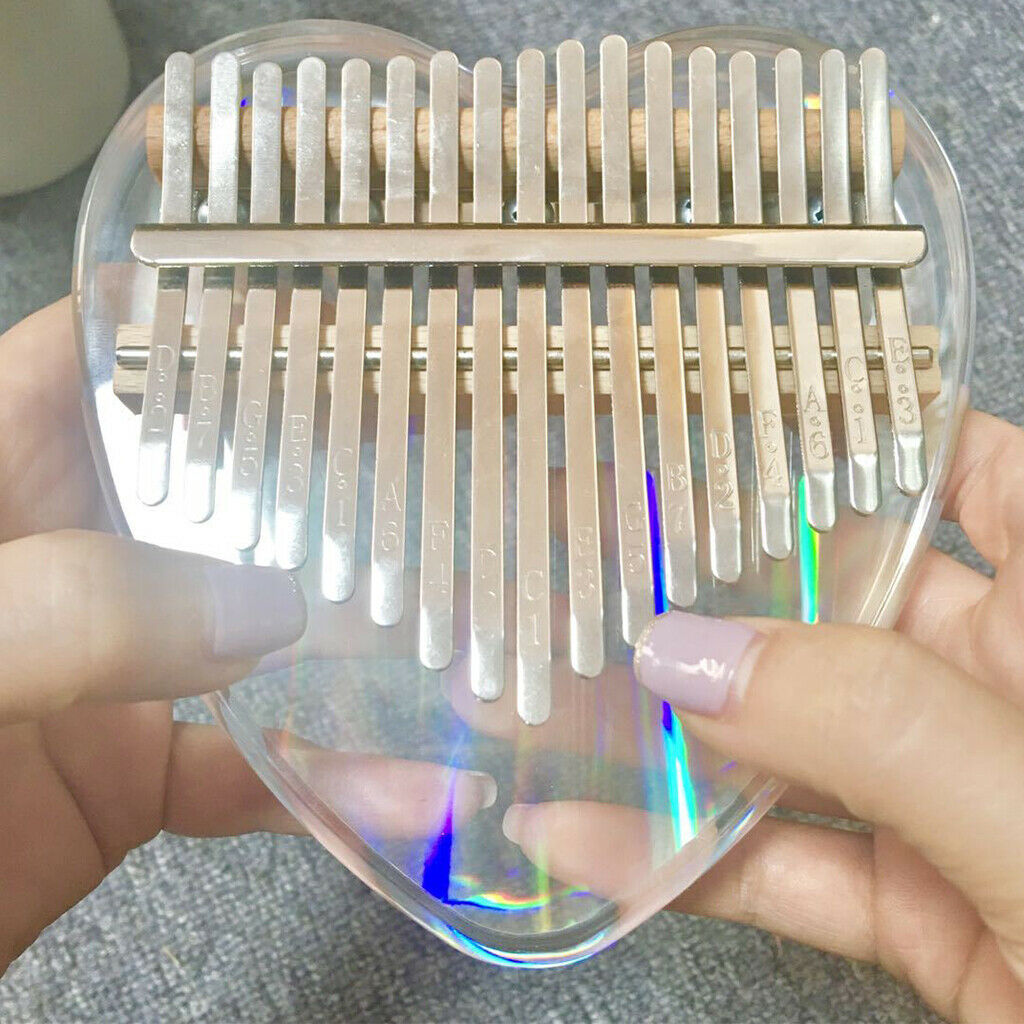 Portable Small Metal Key Kalimba 17 Key Finger Thumb Piano Mbira Tuning Hammer