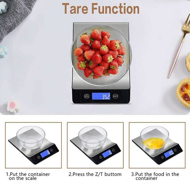 Kitchen Scale Digital Scale, Electronic Scale, 5Kg / 11Lb with Large LCD DisN7B1