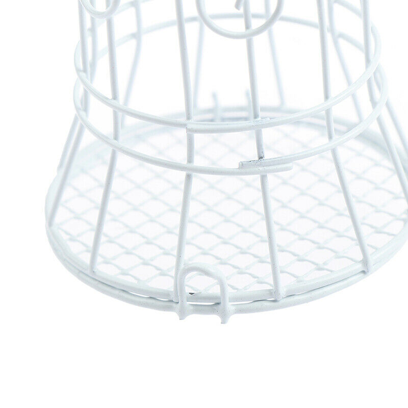 1Pc Metal White Bird Cage Candy Box Wedding Gifts Iron Wedding Birdcage B.l8