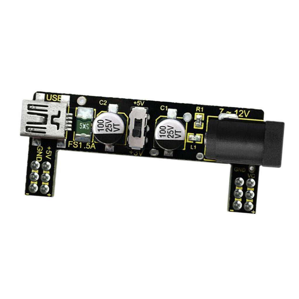 7-12V (DC)/5V USB Input Power Supply Module 3.3/5V Output 500 ma for MB102