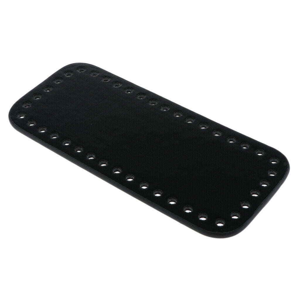 2X Solid Design Bag Bottom Shaper Cushion Insert Base for Bag Making Black