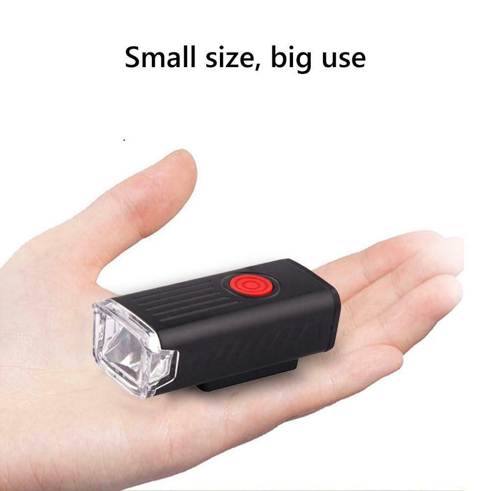 Light for Bike USB Rechargeable Set Super Bright Front Light Warning Rear Light
