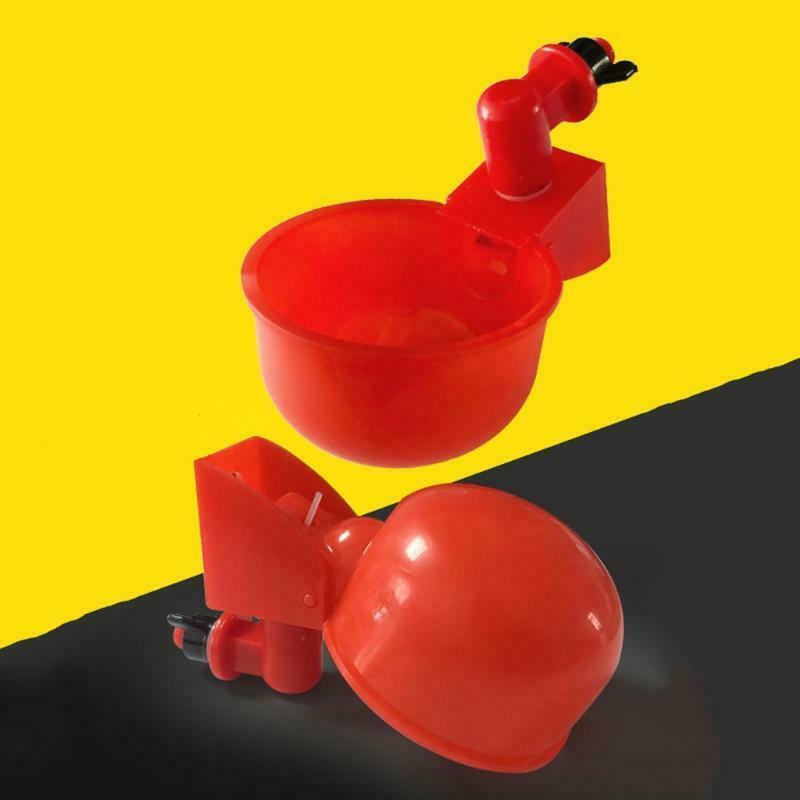 Automatic Chicken Waterer Drinking Cup Auto-fill Watering Kit for Poultry