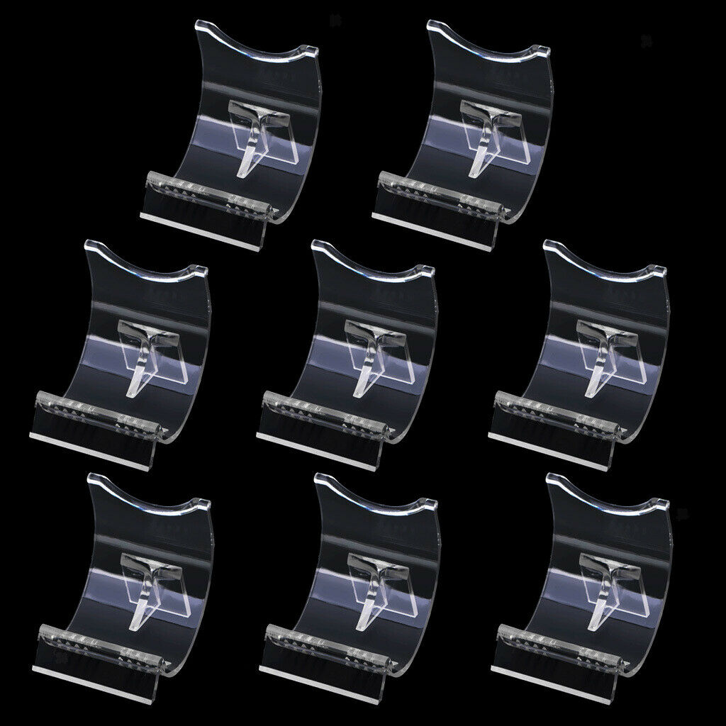 Acrylic Lighter Display Storage Stand Retailer Store Accessories Plate 8pcs