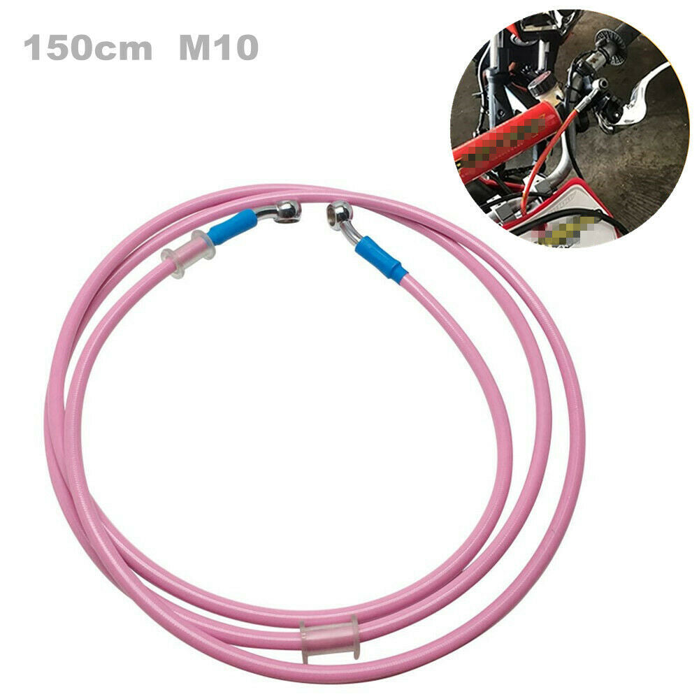 1.5m M10 Stainless Braided Hydraulic Brake Hose Line for Motorcycle ATV DirtBike