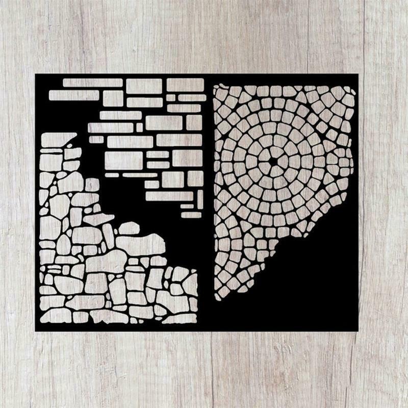 Geometric Metal Cutting Dies Stencil DIY Scrapbooking Album Paper Card Template