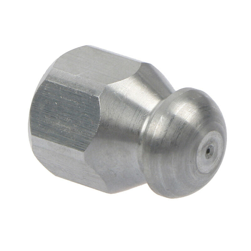 1/4"Inch Pressure Washer Drain Sewer Cleaning Female Nozzle Stainless Steel^DF
