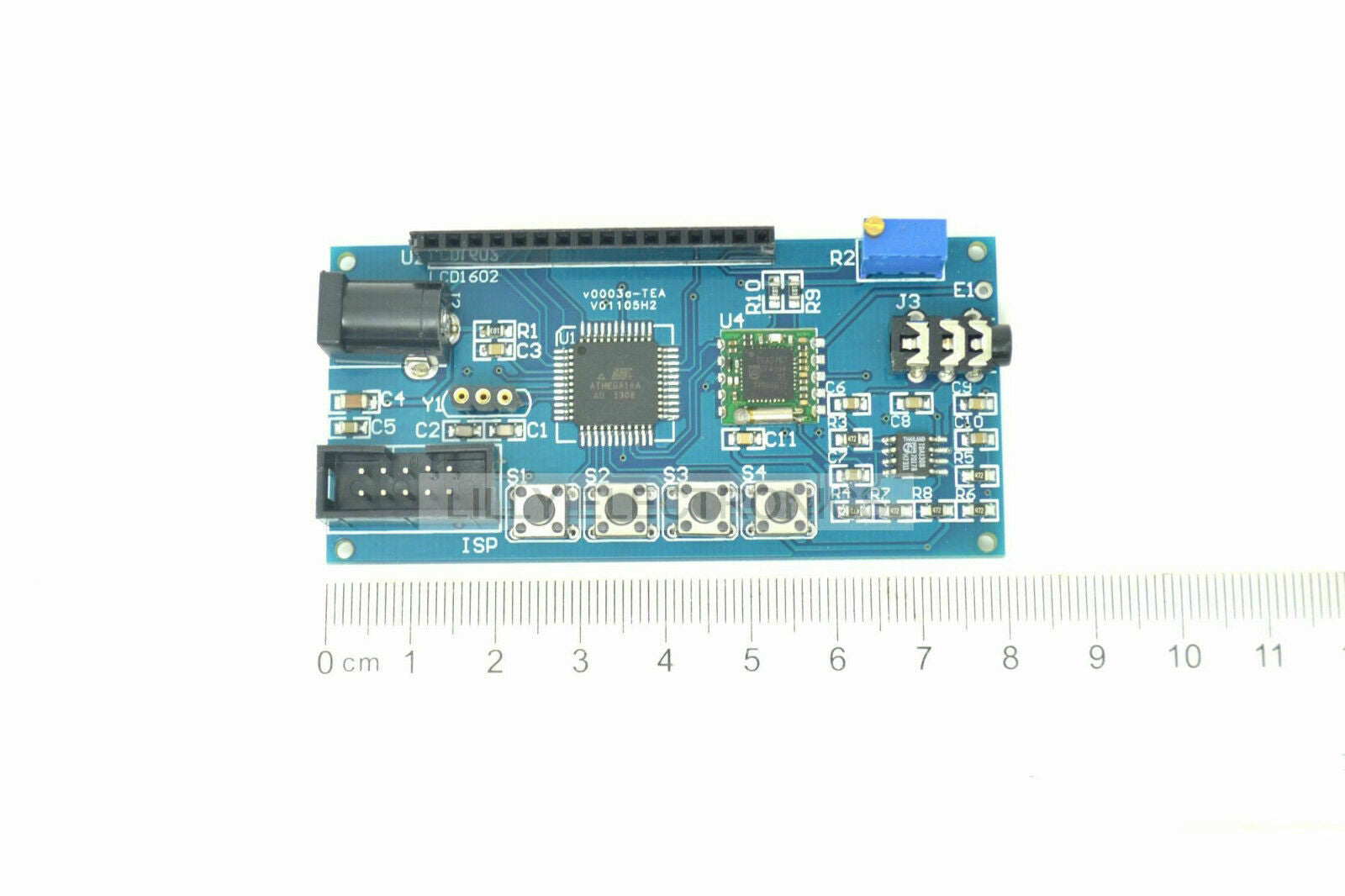 ATmega16/ATmega32 TEA5767 TDA1308 ISP 5V FM Radio AVR Development Board MCU