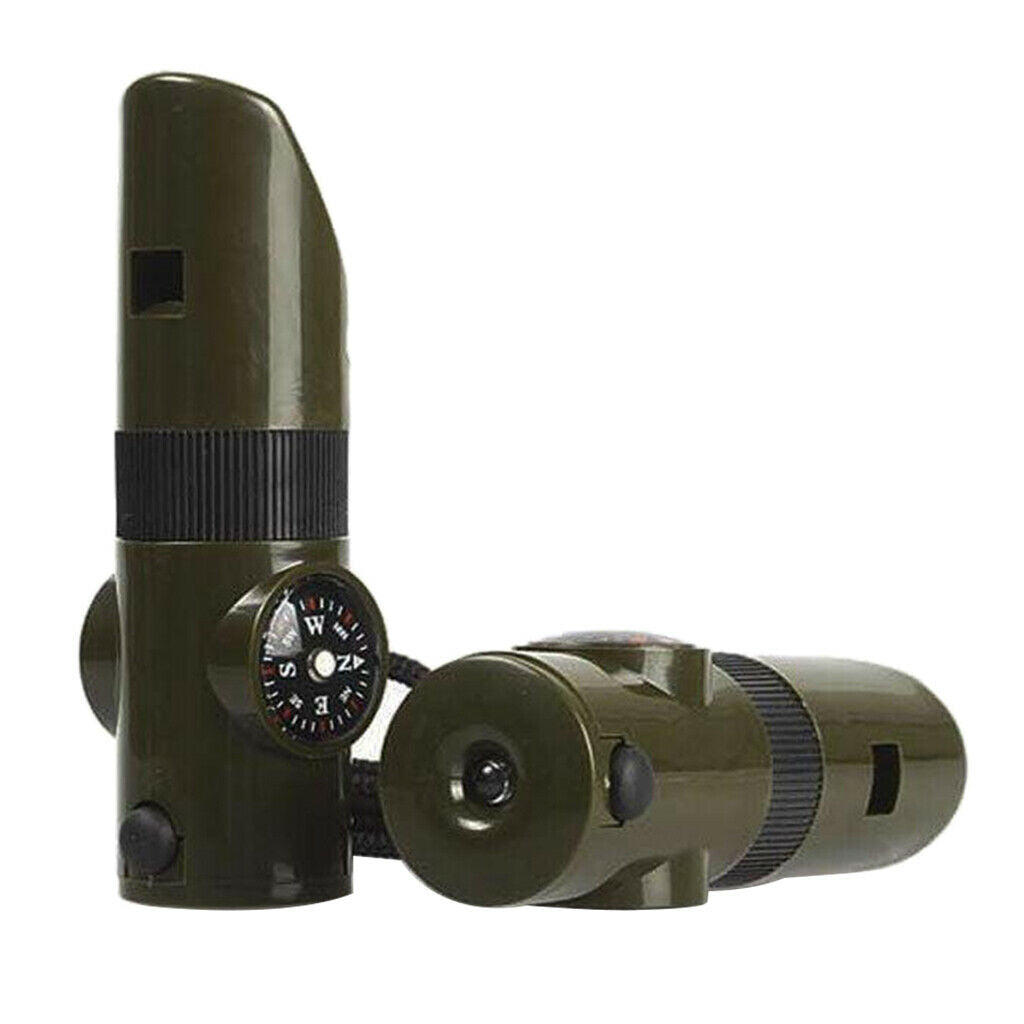 Survival Whistle with Lanyard Outdoor Camping Hiking Sports Emergency Tools