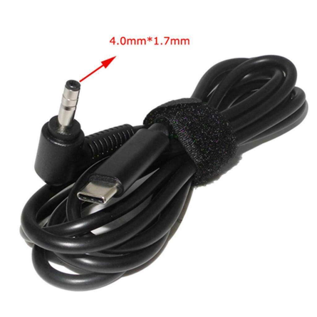 4017 Male To Type-C With PD Chip Laptop Adapter Power Charger Connector