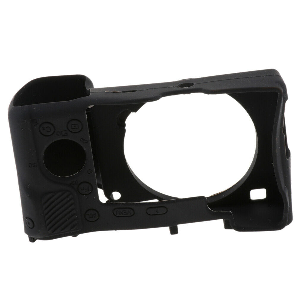 Rubber Protect Camera Body Case Soft Protector Cover for Sony A6000 Black