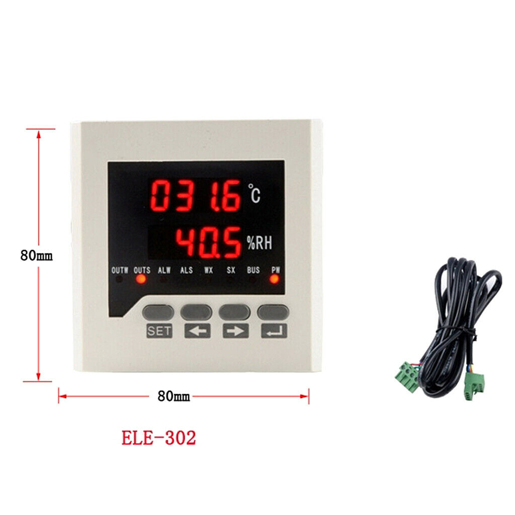 Digital Humidity Temperature Regulator For Greenhouse 80mm X 80mm M