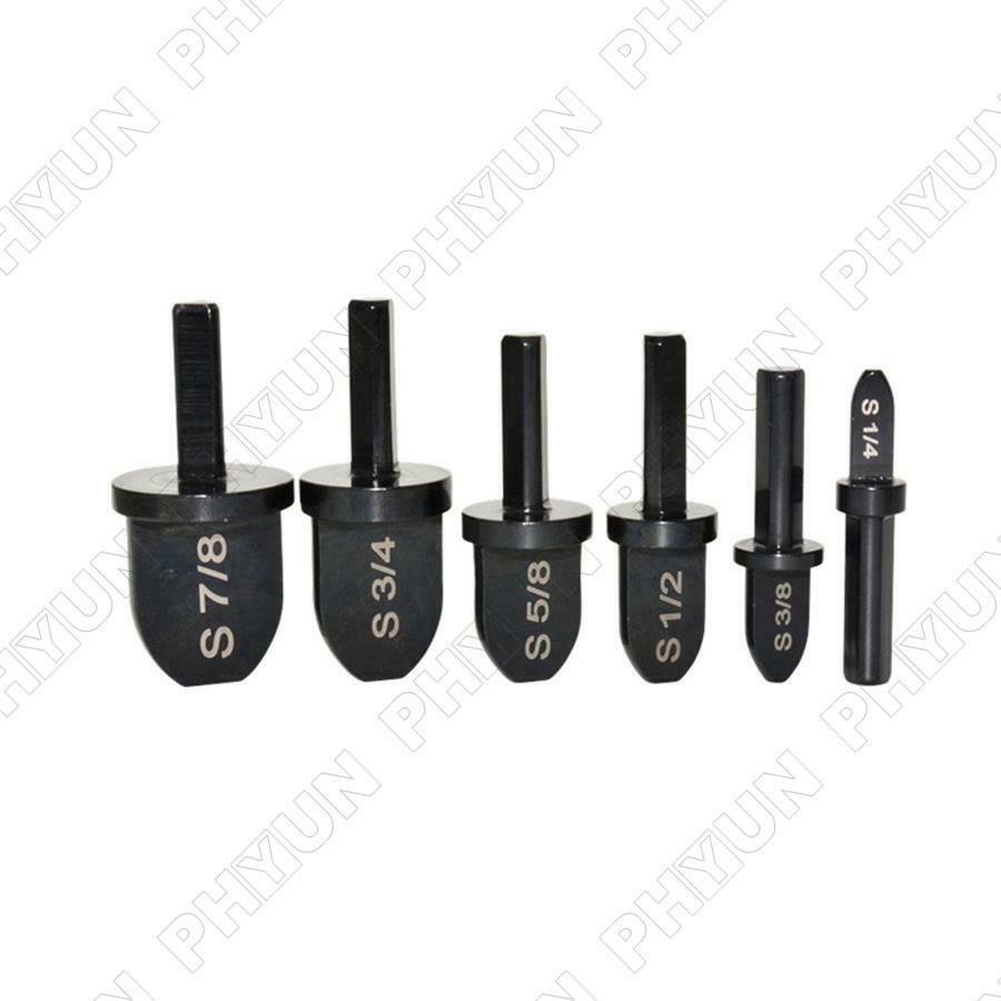 6PC Tube Pipe Expander For Air Conditioner Swaging Tool 7/8 3/4 5/8 1/2 3/8 1/4"