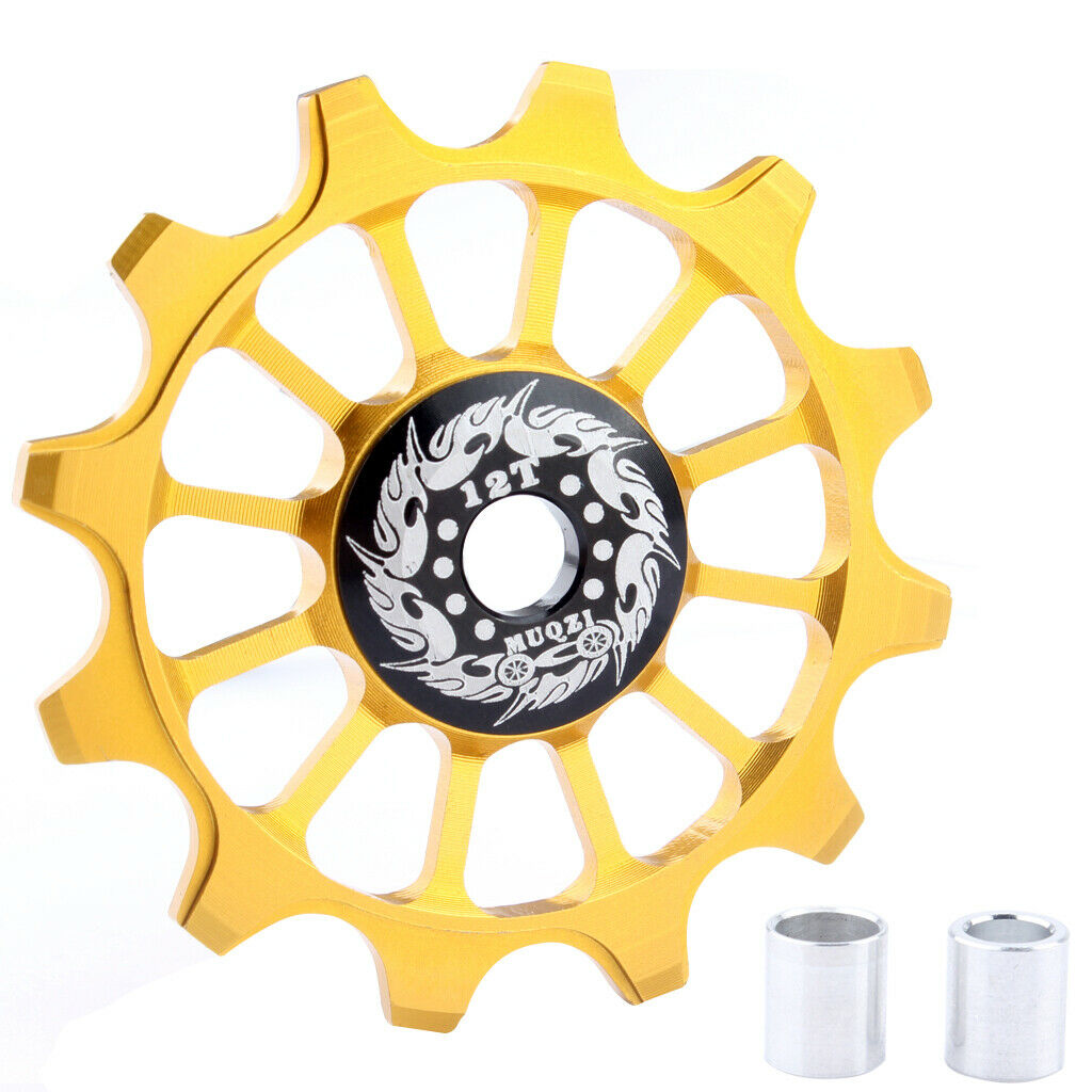 Ceramic Rear Derailleur Bike Bearing Jockey Wheel MTB BMX Guide Pulleys 12T -