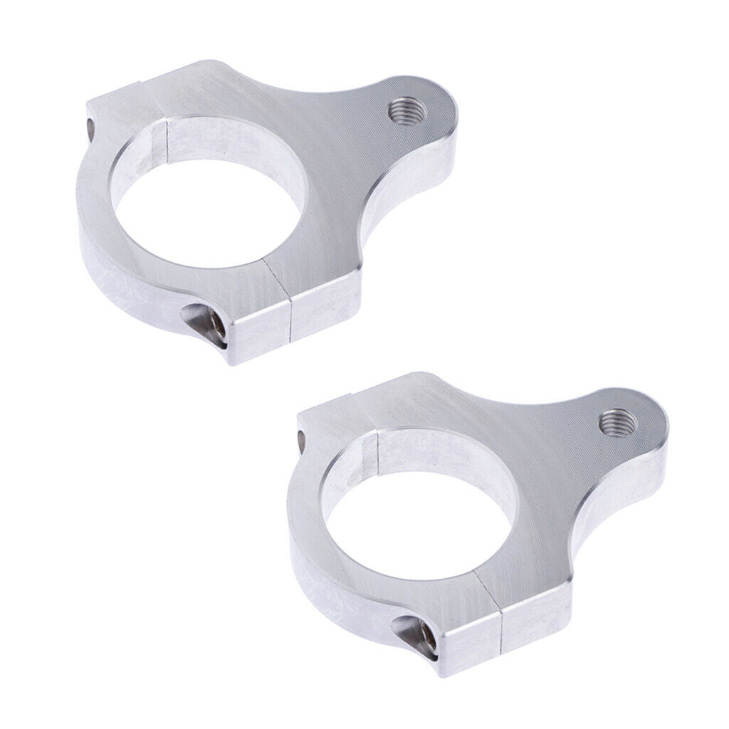 2x Universal Universal Motorcycle 38mm Steering Damper Bracket Fork Clamp Tube