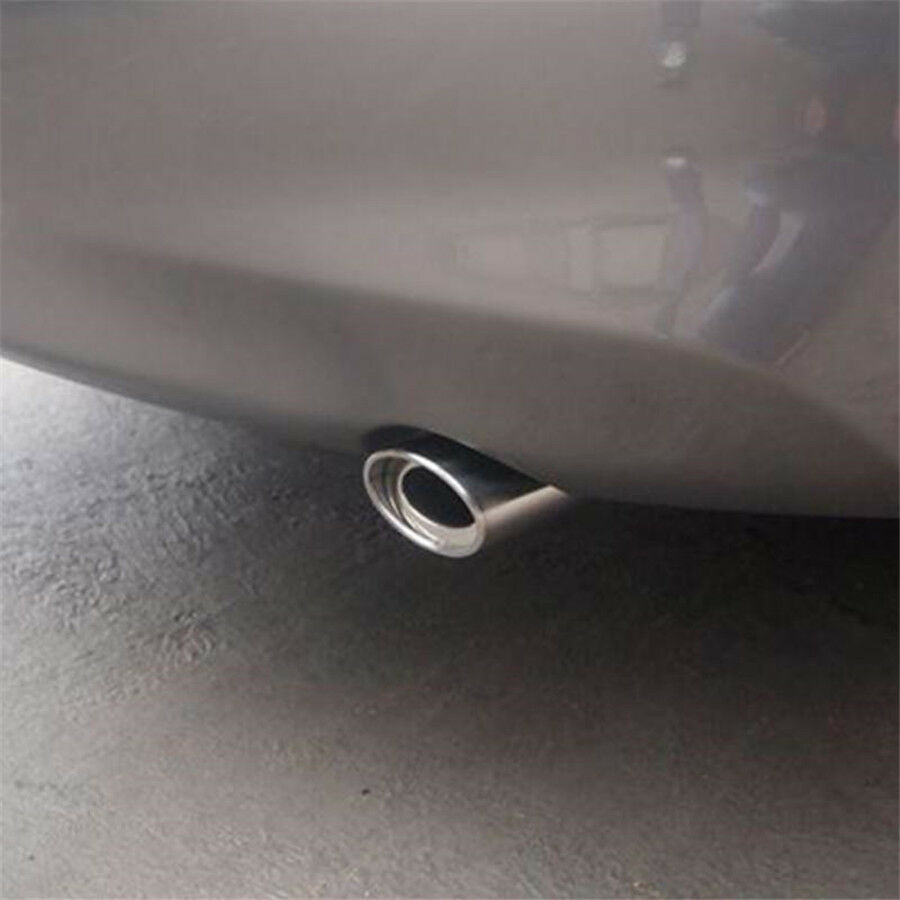 Thicken Steel Stainaless Straight Section Universal Car Exhaust Muffler Tip